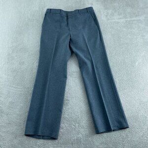 Levis Action Slacks Flat-Front Blue/Gray Trousers Mens Classic Fit Durable  3563
